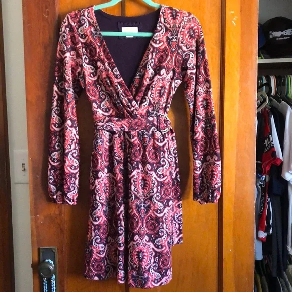 ⭐️ Maeve knit faux wrap dress - Picture 1 of 6